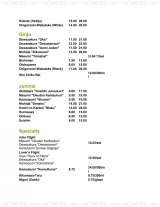 Pricelists of Kirala Sushi Bar & Robata Grill