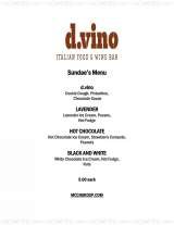 Pricelists of D.Vino Italian Food and Wine