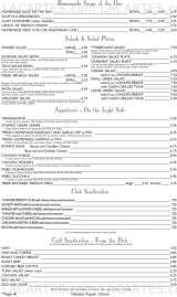 Pricelists of Jines Restaurant - NY