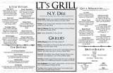 Pricelists of LT's Grill - NY