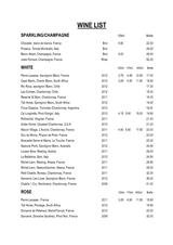 Pricelists of Delice Bistro & cafe