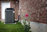 High efficiency modern AC-heater unit, energy save solution on backyard, Climate Control Heating & Cooling, Overland Park