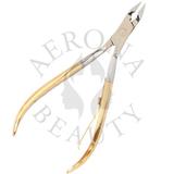 Cuticle Nipper Gold Plated-Aerona Beauty