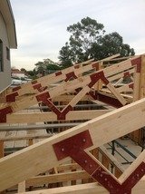 Speciality trusses built on site