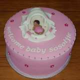 cake decorating baby shower girl , BABYSHOWER CAKES AND CUPCAKES