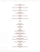 Pricelists of Graziella's Italian Restaurant - NY