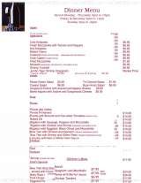 Pricelists of Buon Amici Italian Restaurant - NY