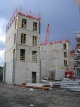 New build lift cores MGR Associates Chartered Building Surveyors Whitefiled 