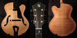 Profile Photos of handmade archtop guitar