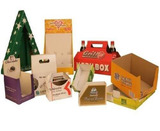 cardboard boxes with logo