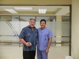                     Dr Jorge Carrasco with his client            Dr. Jorge Carrasco - Dentcare Cancun Av. Coba 31, S.M. 22, Mza. 13, 
