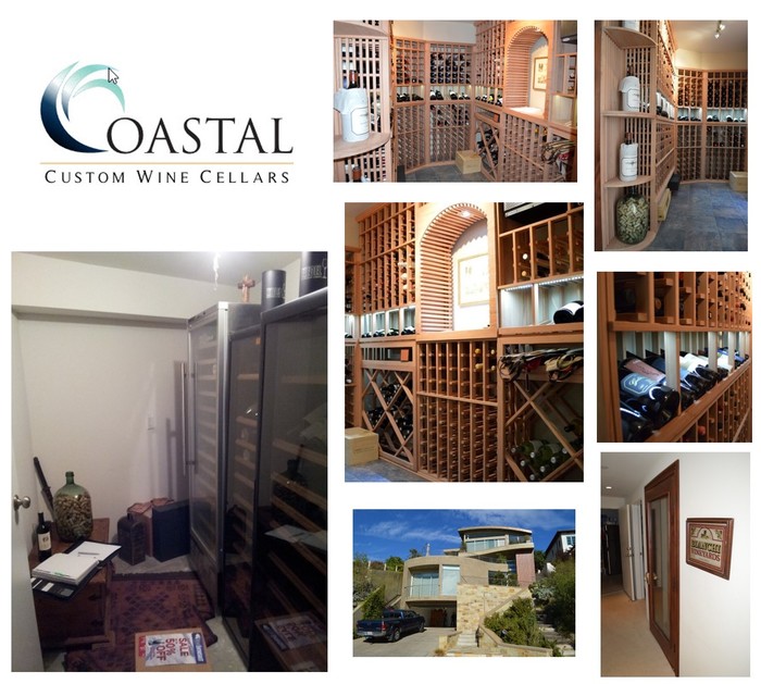 Residential Wine Room Conversion Story Laguna Beach Wine Cellar Gallery of Coastal Custom Wine Cellars 8 Waltham Rd. - Photo 6 of 8
