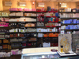 A selection of some of the perfumes at Landys