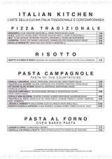 Pricelists of Italian Kitchen
