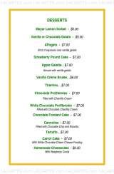 Pricelists of The Basil Leaf Cafe