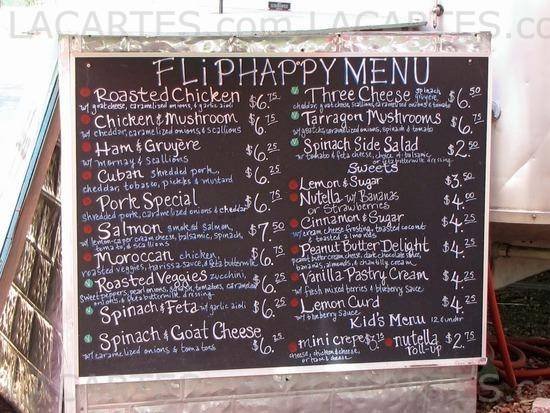  Pricelists of Flip Happy Crepes 400 Jessie Street - Photo 1 of 2