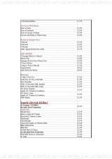 Pricelists of Iowa Cafe