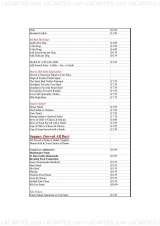 Pricelists of Iowa Cafe