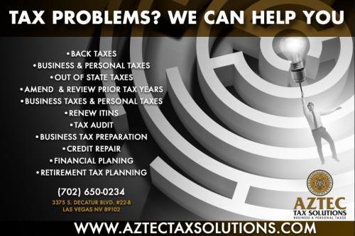  New Album of Aztec Tax Solutions 3375 S Decatur Blvd., Ste 22B - Photo 1 of 1