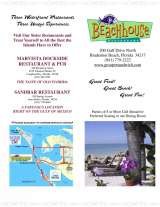 Pricelists of Beach House Restaurant - FL