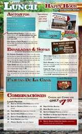 Pricelists of Evas Fine Mexican Food