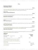 Pricelists of O'Brien's Irish Pub & Grill - Brandon, FL