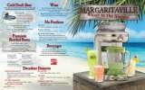 Pricelists of Margaritaville