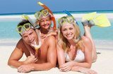 Family Snorkeling Pattaya Beach Holiday
