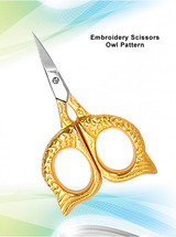 Embroidery Scissors Owl Style Wet Metal - Manufacturers of beauty Care Instruments 82, Quaid-e-Azam Road 