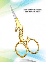 Embroidery Scissors Sea horse Style Wet Metal - Manufacturers of beauty Care Instruments 82, Quaid-e-Azam Road 