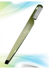 Eyebrow Tweezers 2 in 1 with eyebrow comb Wet Metal - Manufacturers of beauty Care Instruments 82, Quaid-e-Azam Road 