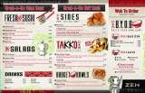 Pricelists of Zen Japanese Food Fast University of Texas Student Activity Center