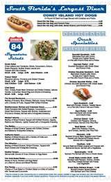 Pricelists of Diner 84 - FL