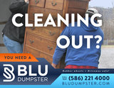 Dumpster Rental for Cleanout Blu Dumpster Rental 27300 Harper Avenue 