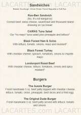 Menus & Prices, Down Under Deli & Eatery, Spicewood