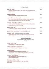 Pricelists of Simply Red Restaurant & Bar