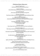 Pricelists of La Pergola Restaurant At The Wheatsheaf