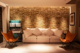 Great extension with brick wall