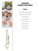 Pricelists of Continental Event Catering