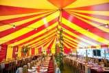 red and yellow marquee Bigtopmania Swallowcroft, Chapmans well 