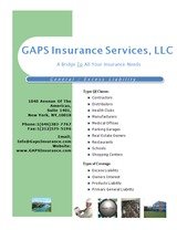 Pricelists of Gaps Insurance Services, LLC