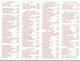 Pricelists of Beijing Garden Restaurant & Take Away