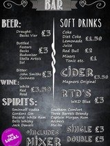 Pricelists of The Local Mobile Bar Company