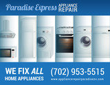  Paradise Express Appliance Repair 3315 E Russell Rd #A4-227 