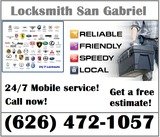  Locksmith San Gabriel 5451 N Pondosa Ave 