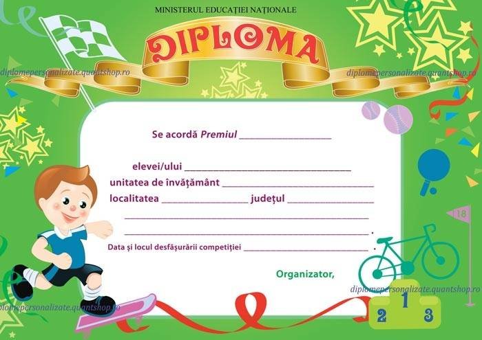  Diplome competitii sportive of Diplome personalizate Iasi - Photo 2 of 3