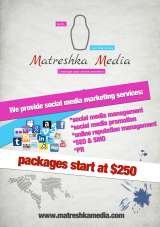 Pricelists of Matreshka Media - Digital Marketing Agency