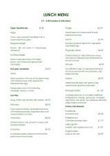 Pricelists of Svea Cafe & Restaurant