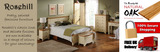 The Rosehill Painted Bedroom Furniture Range in Honey Oak from www.ebedzz.co.uk