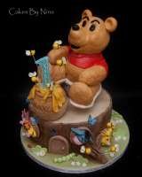 Completely edible winnie the pooh and friends Cake by Nina 23 Brackendale Road 